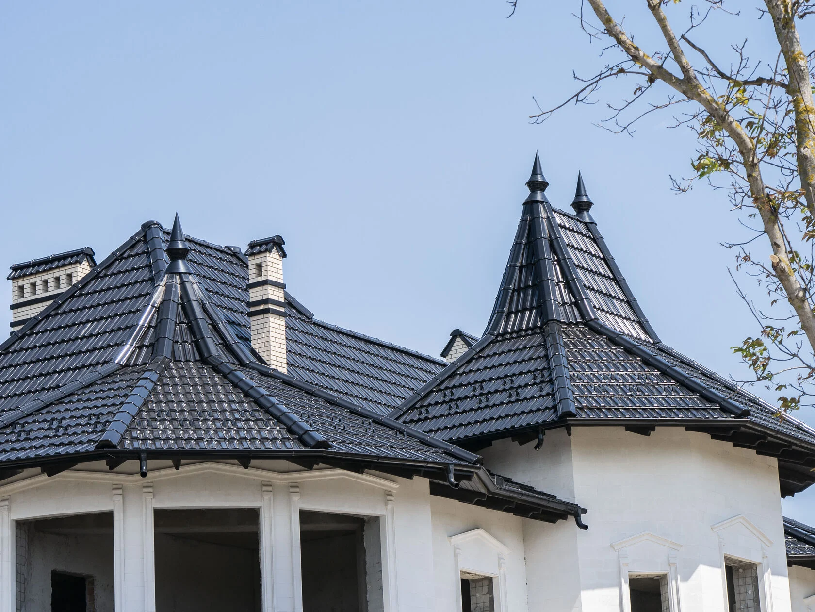 Țiglă ceramică, Creaton Rapido, Negru luci, Cojușna, Strășeni