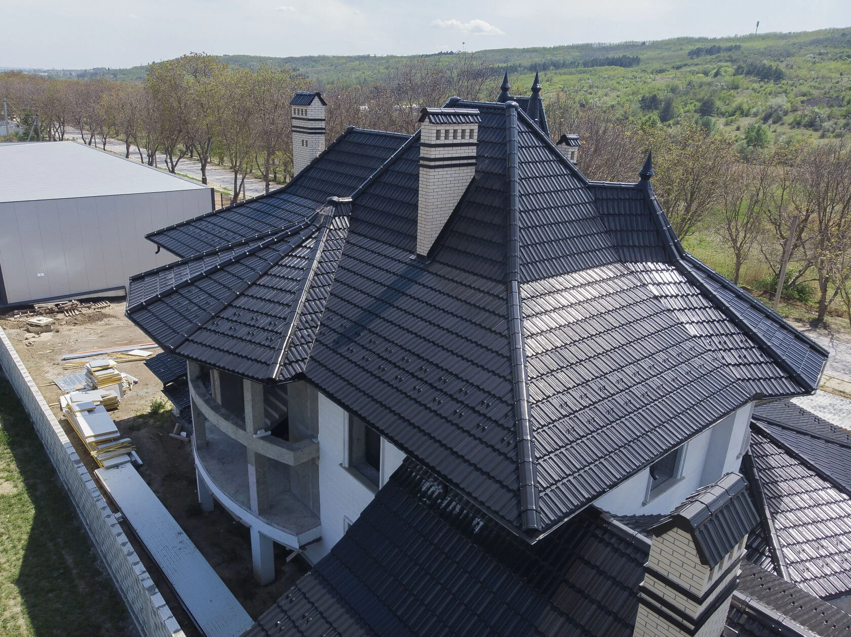 Țiglă ceramică, Creaton Rapido, Negru luci, Cojușna, Strășeni