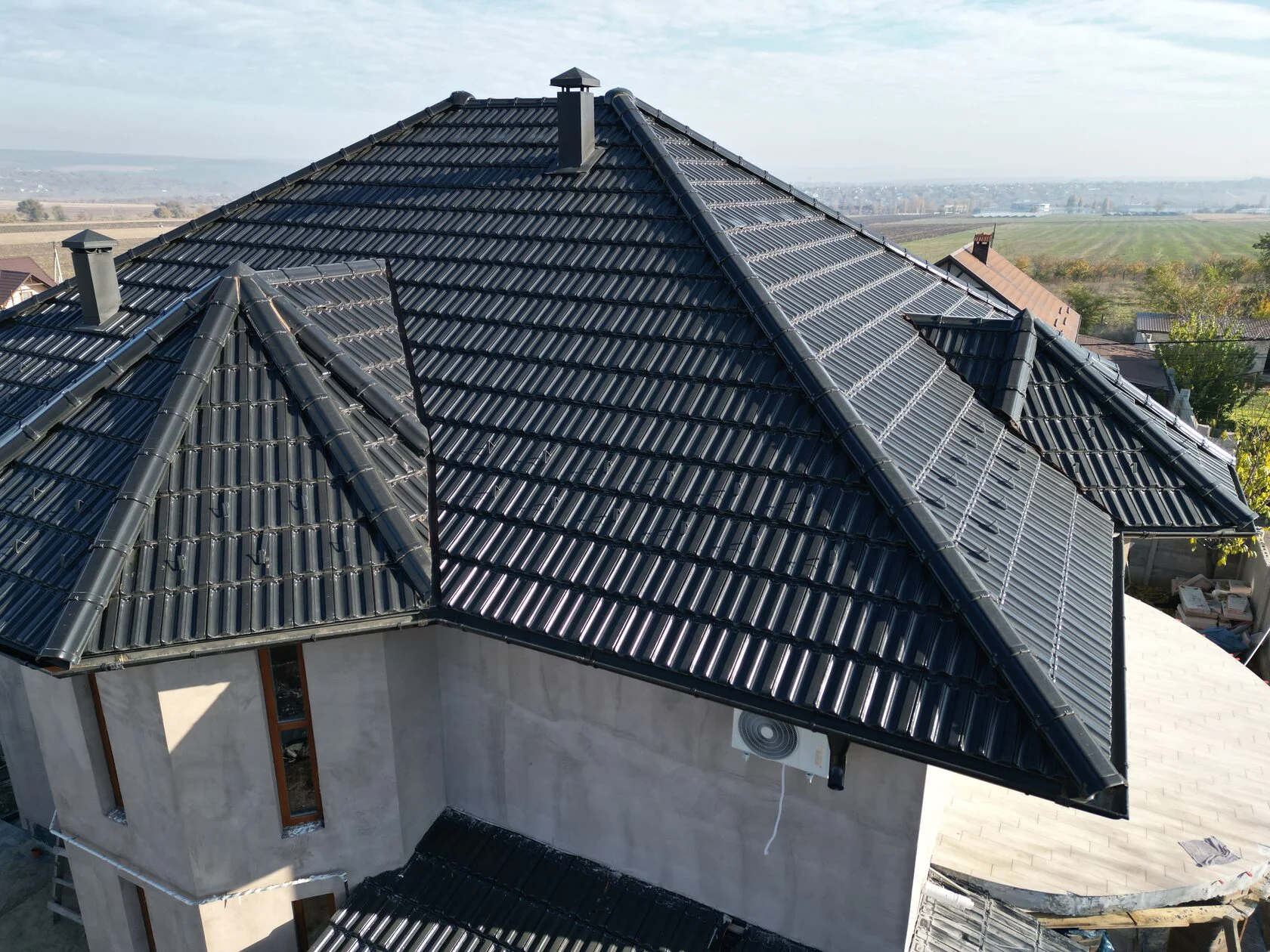 Țiglă ceramică, Creaton, Rapido Negru luci